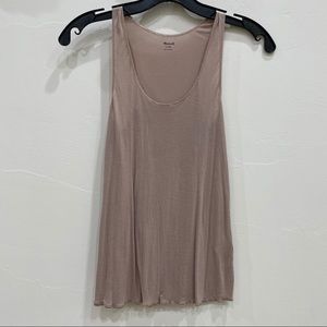 Madewell tan tank top - XS